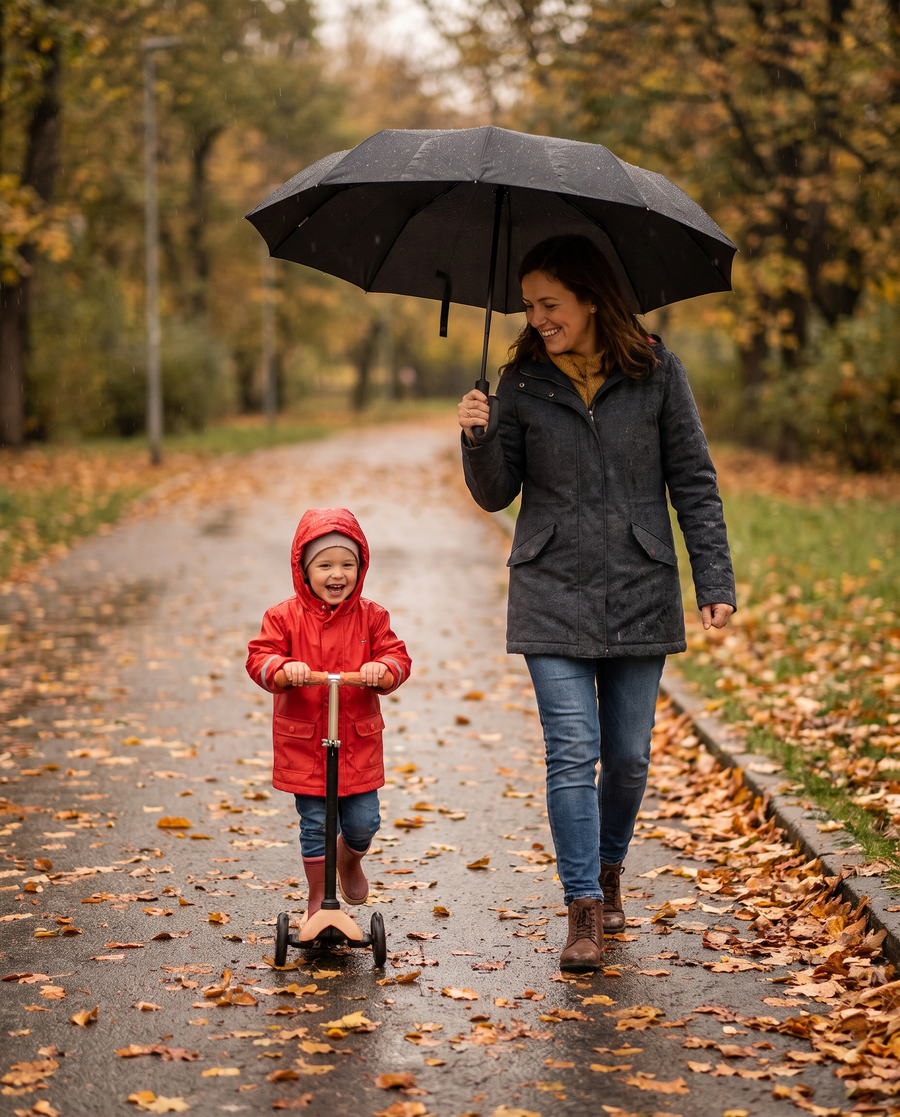 Pick-up in the drizzle
